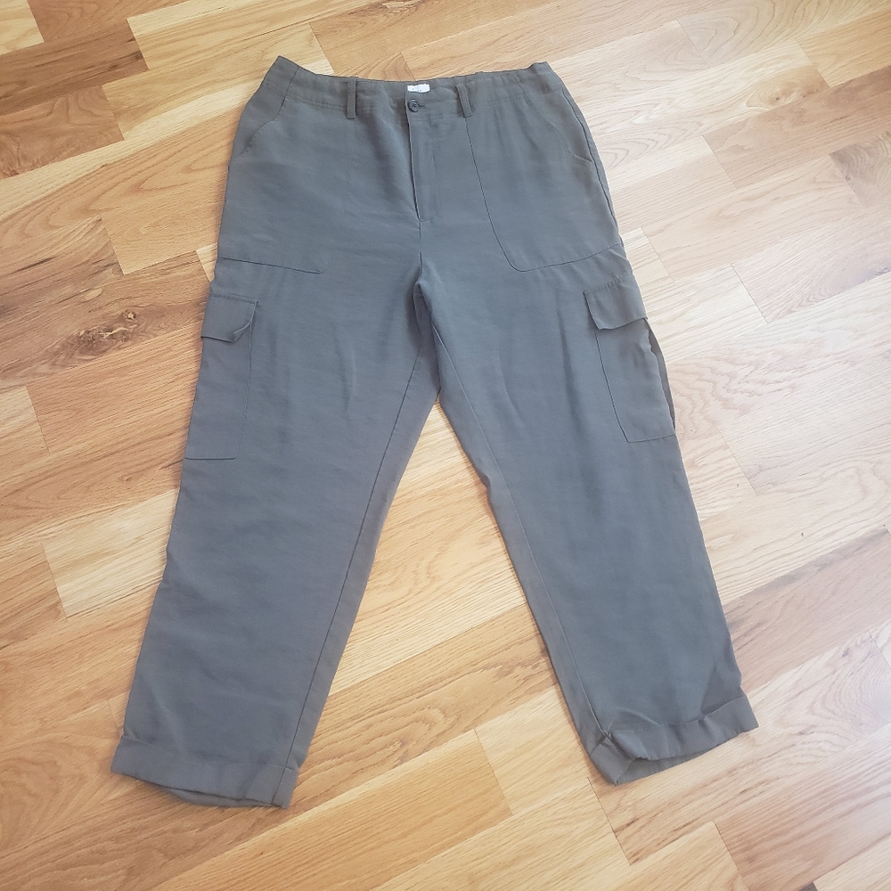 A New Day Olive Green Cargo Pants, Size 14 - Picture 7 of 7